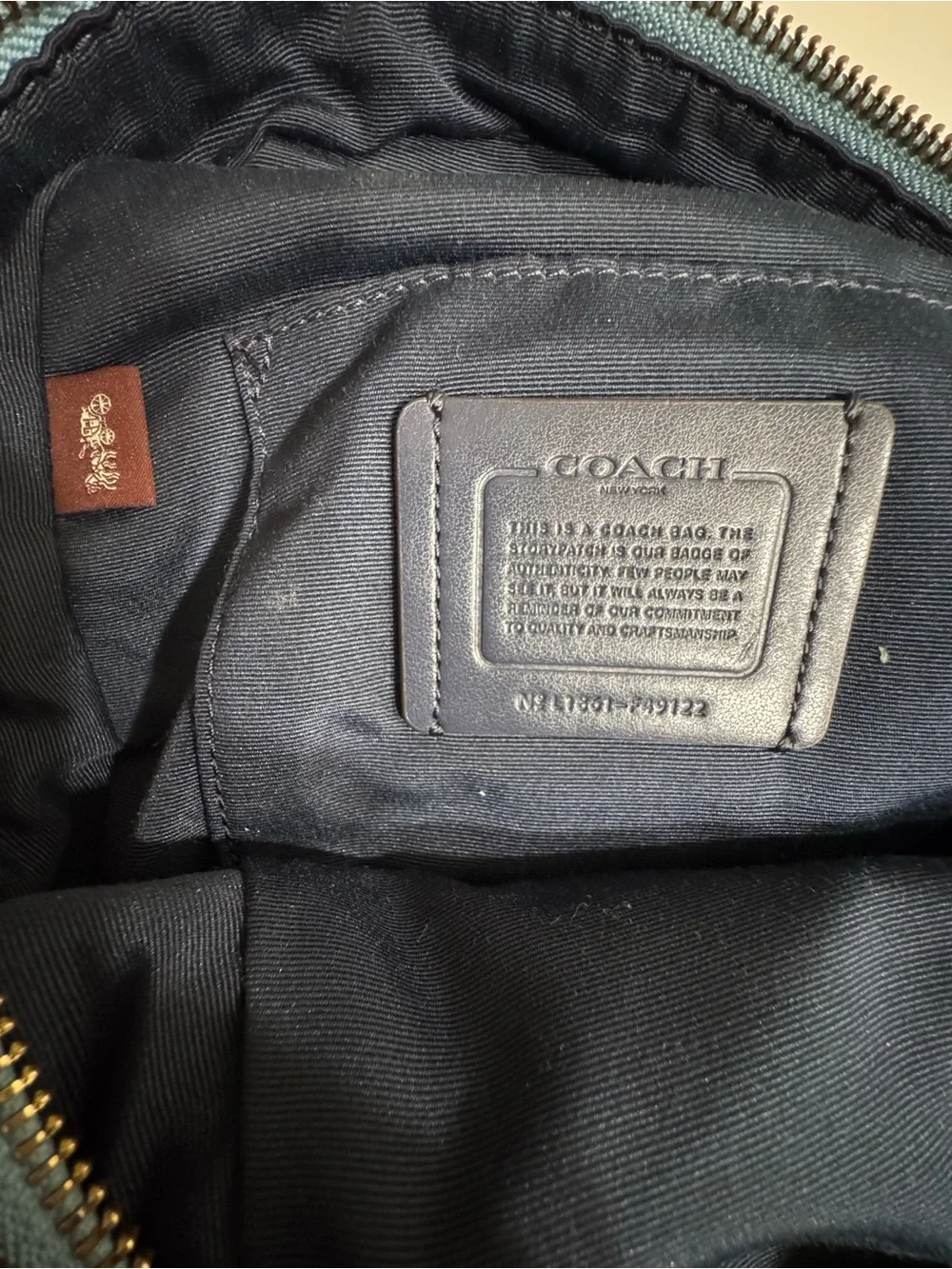 Coach Andi Colorblock Metallic Multicolor Leather Convertible Backpack F49122